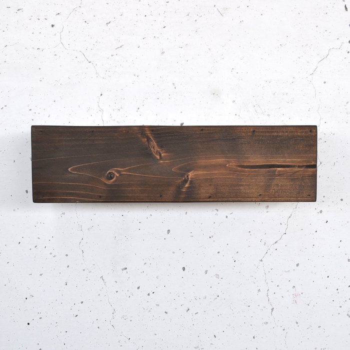 Hanah Home Raf300 Estantería de Pared de Madera Natural